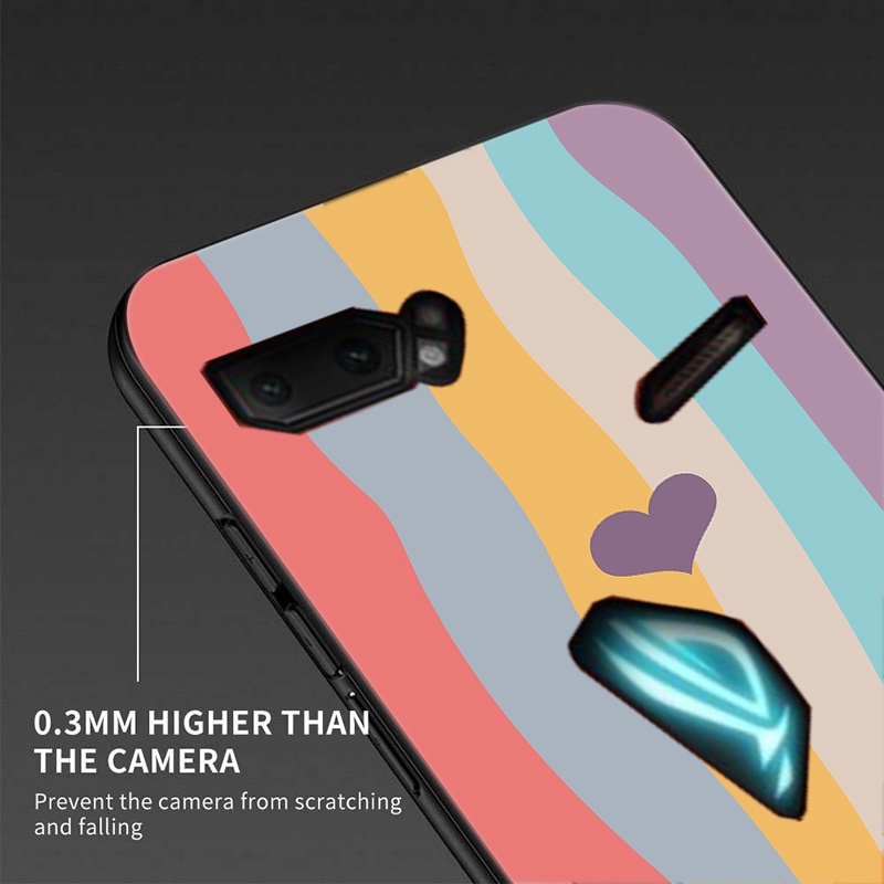Ôp Điện Thoại asus rog phone 2 zs660kl phone 2 Ốp Lưng tpu silicone In Hình Sáng Tạo