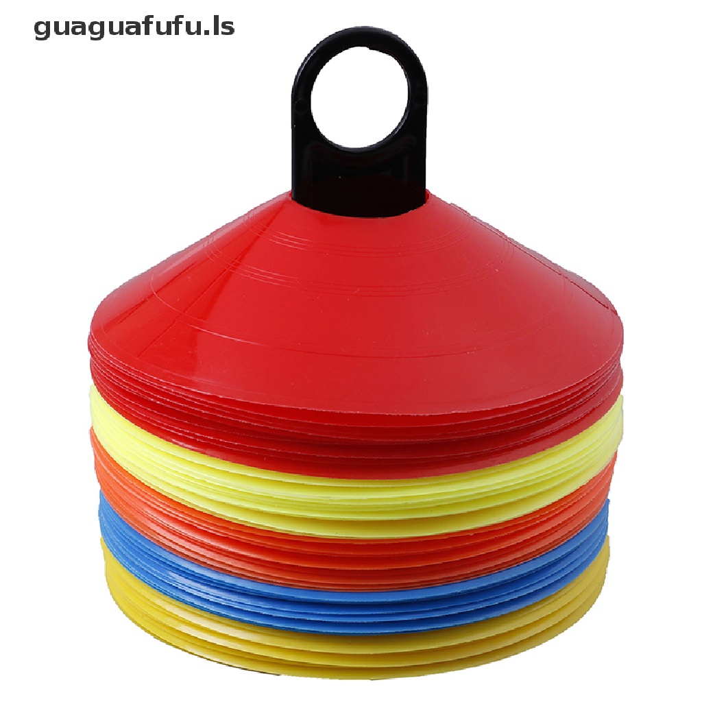 Set 10 Đĩa Đánh Dấu Hình Nón Phẳng Luyện Tập Đá Banh