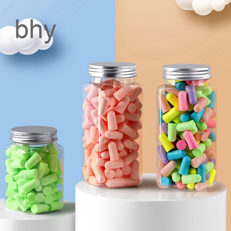 Set 60 / 120 Nút Bịt Tai Bằng Xốp Mềm Cách Âm Hỗ Trợ Giấc Ngủ / Du Lịch