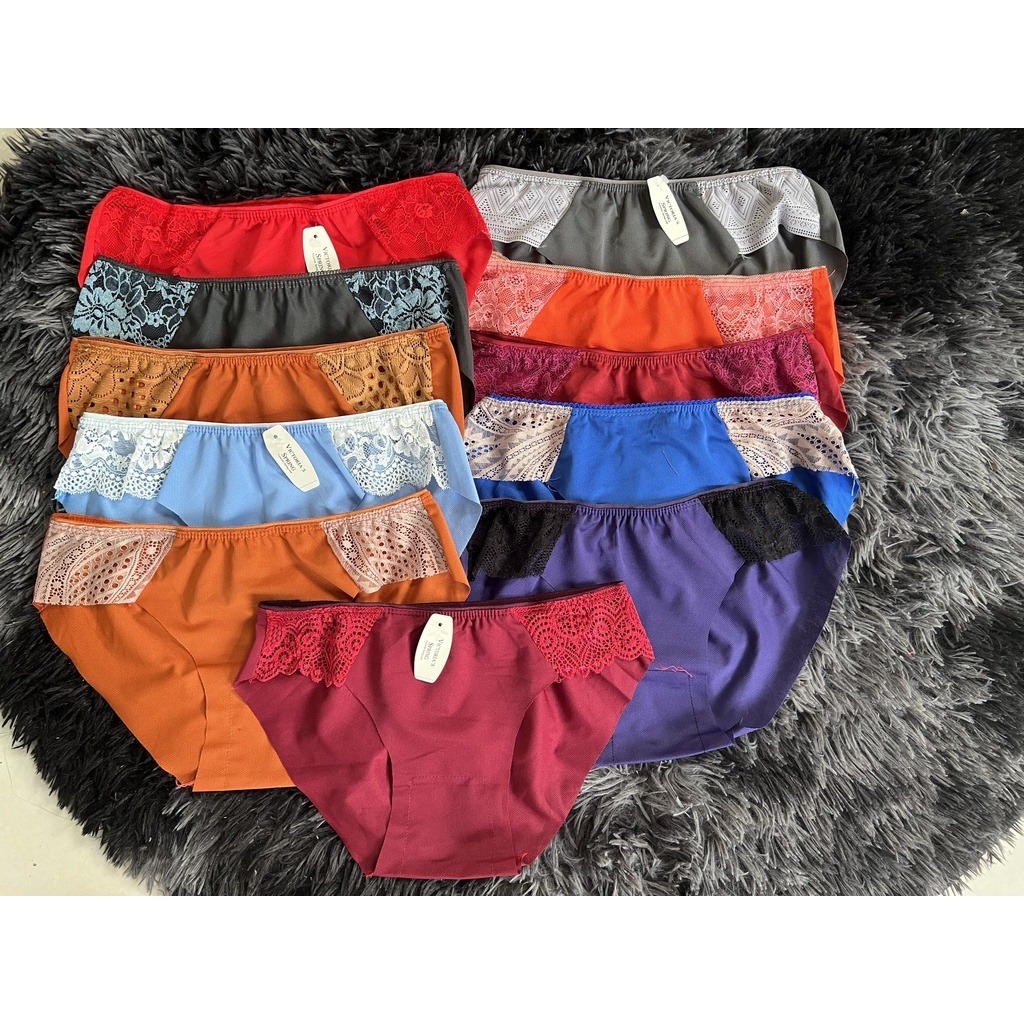 Combo 10 quần thun lạnh thông hơi phối ren 2 bên siêu sexy.