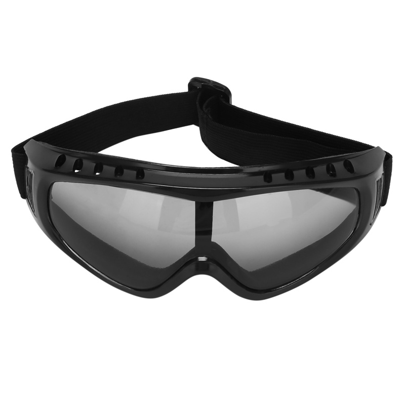 Airsoft Goggles  Paintball Clear Glasses Wind Dust Protection Motorcycle, Black