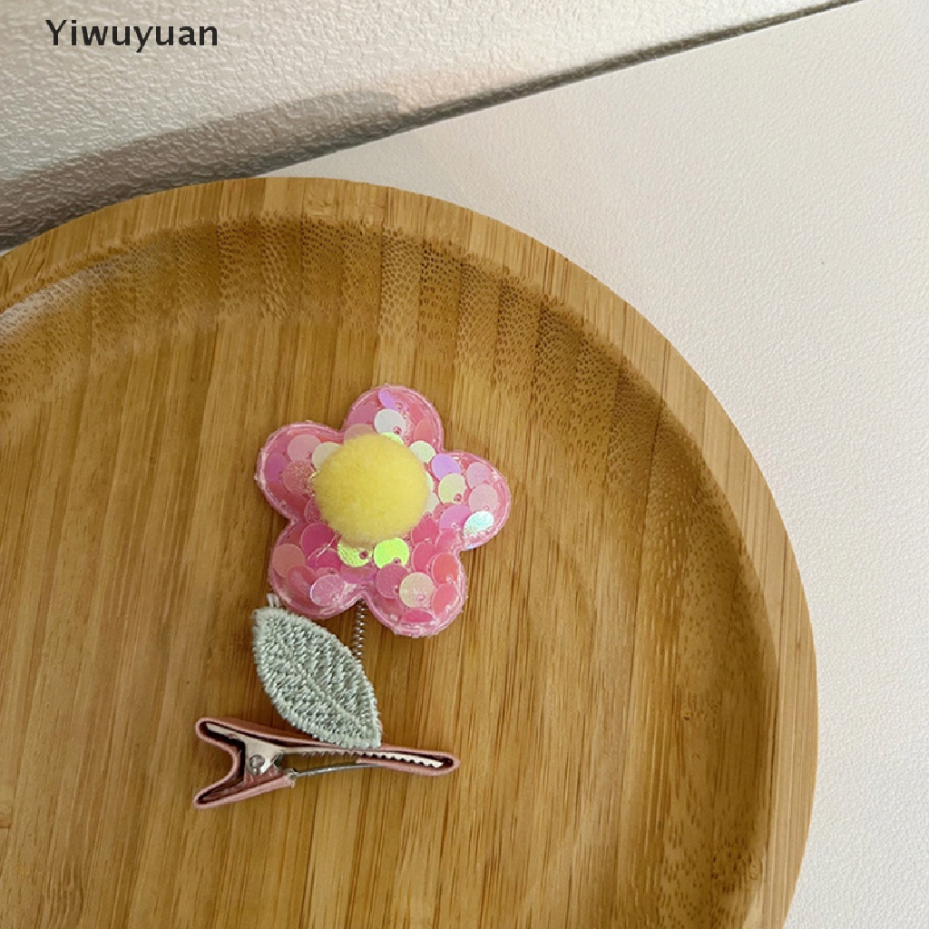 1 Kẹp Tóc Hình Hoa Vui Nhộn Cho Bé Gái