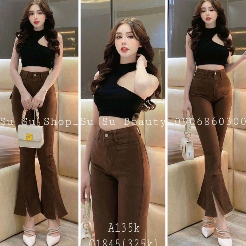 ÁO CROPTOP BA LỖ XINH LỆCH KHOÉT SÂU alohashop91