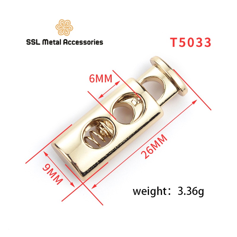 Set 5 nút chặn kim loại thời trang mới dành cho áo khoác, hoddie, sweater - T50