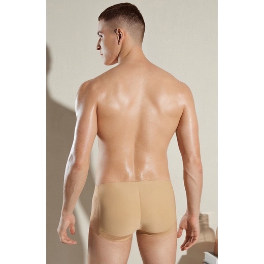 Quần lót độn mông nam mút liền, lưới thoáng khí nâng mông 1,5cm