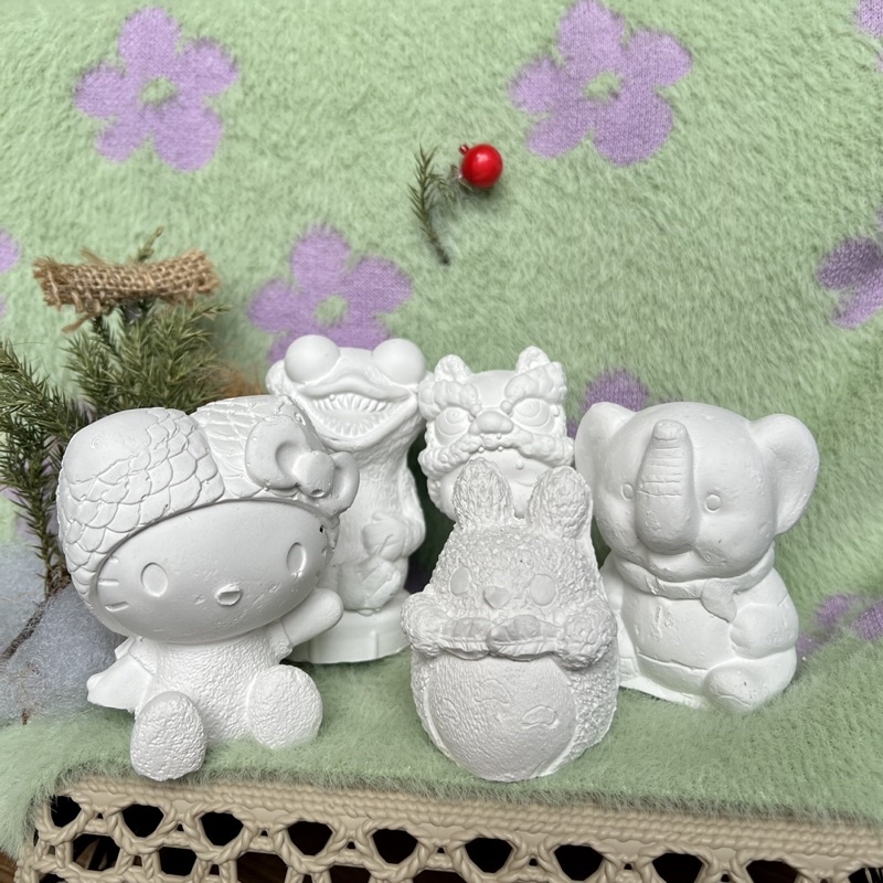 Set Tượng Tô Màu  size 8-13cm tặng kèm tượng mini