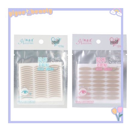 Bộ 120 Miếng Dán Kích Mí Trong Suốt Siêu Mỏng / Rộng Chống Thấm Nước