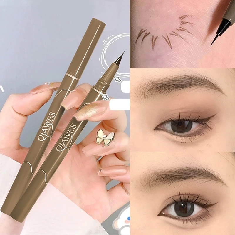 Bút Kẻ Mắt Dạng Lỏng Nhanh Khô Chống Thấm Nước Màu Đen Thời Trang