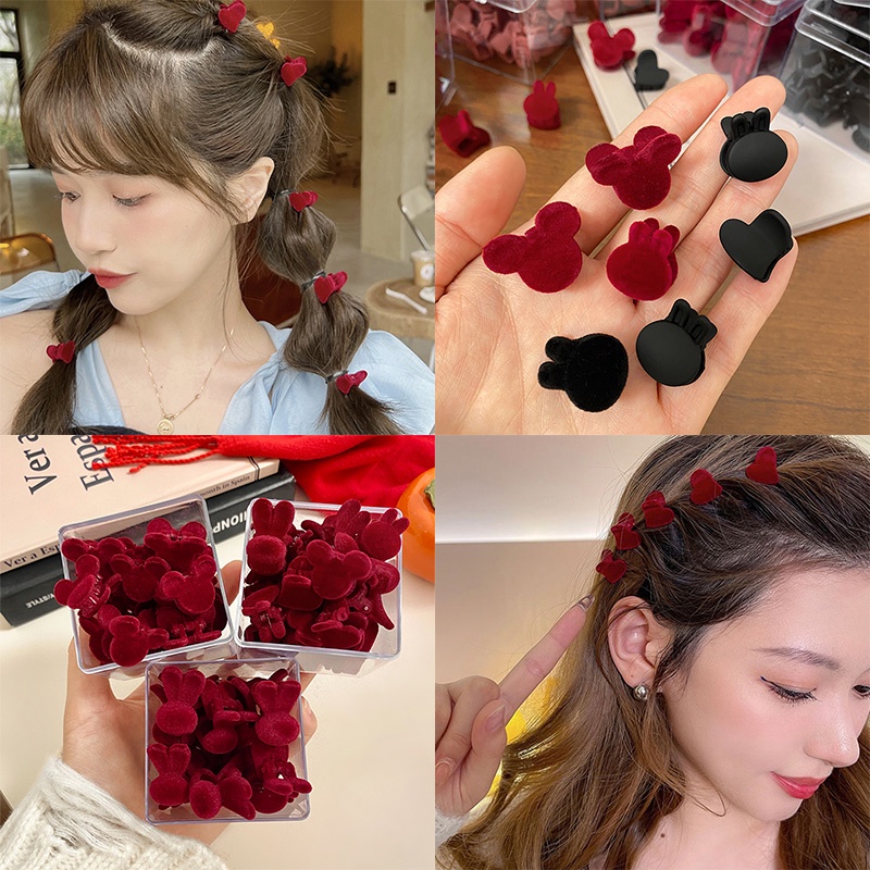 Kẹp Tóc Mini Dễ Thương Phong Cách Hàn Quốc Cho Bé Gái (Không Kèm Hộp)