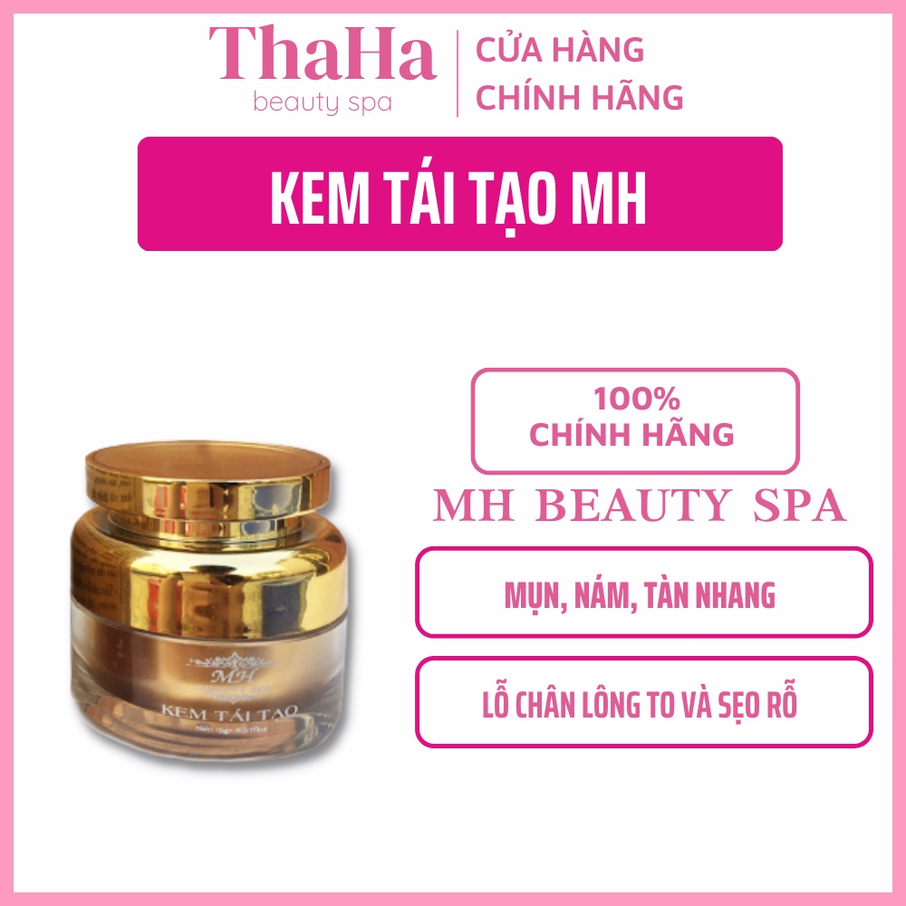 Kem tái tạo da mặt, Kem bong da MH Beauty Spa 15gr tái tạo cấu trúc collagen, kem sâm phục hồi da