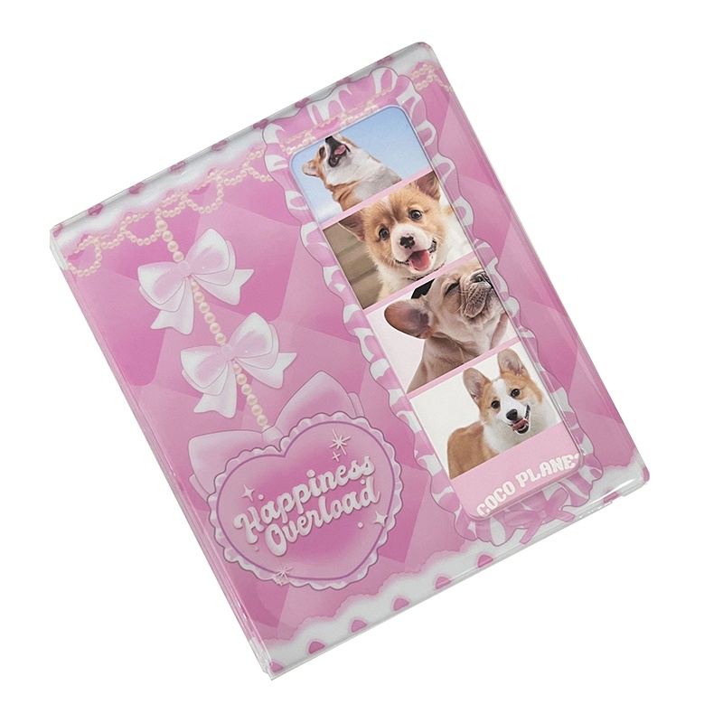 Album Ảnh Thẻ Bốn Ngăn Họa Tiết Dễ Thương Xinh Xắn