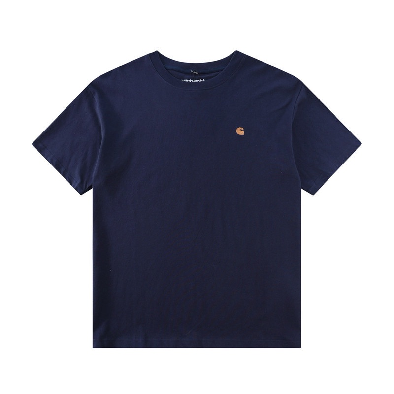 Áo Thun Thể Thao Tay Ngắn Vải Cotton Thêu Họa Tiết CARHARTT Thời Trang Cho Nam Và Nữ