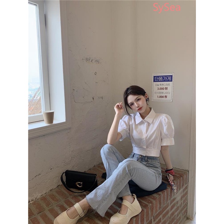 Áo Kiểu Tay Phồng Thời Trang Mùa Hè Hàn Quốc Cho Nữ