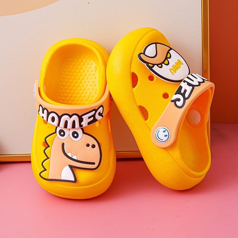 Dép Sandal Chống Trượt In Họa Tiết Hoạt Hình Thời Trang Mùa Hè Cho Bé Trai Và Gái