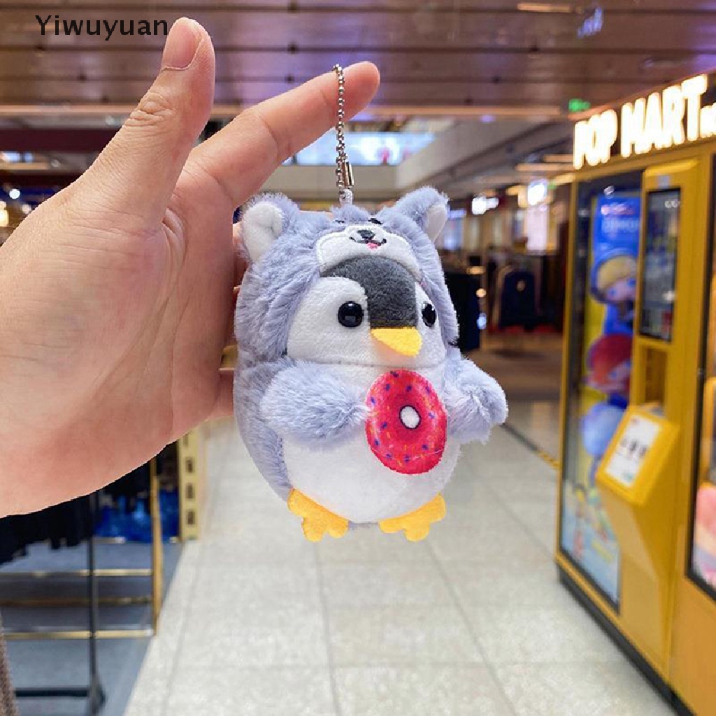 Móc Khóa Hình Chim Cánh Cụt Nhồi Bông Dễ Thương