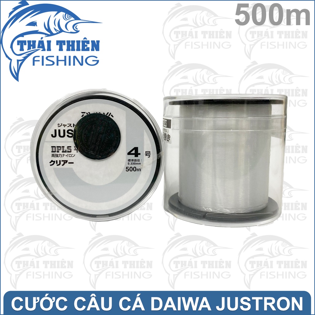 Dây Cước Câu Cá Daiwa Justron Cuộn 500m Made In Japan