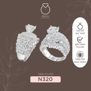 Nhẫn bạc ý cao cấp sang trọng n320 /mia trang sức bạc