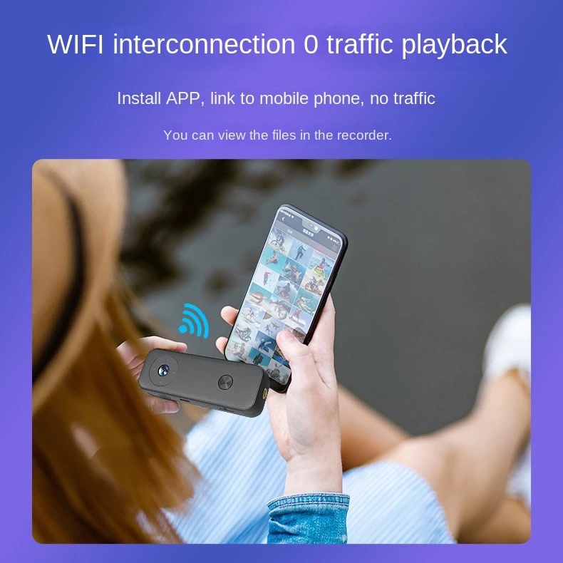 Camera Hành Trình 2000Mah Xoay 360 Độ HD 1080P Gắn Mũ Bảo Hiểm Xe Mô Tô