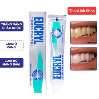 Kem Đánh Răng Tẩy Trắng Eucryl Toothpaste 62g ( Hàng công ty)