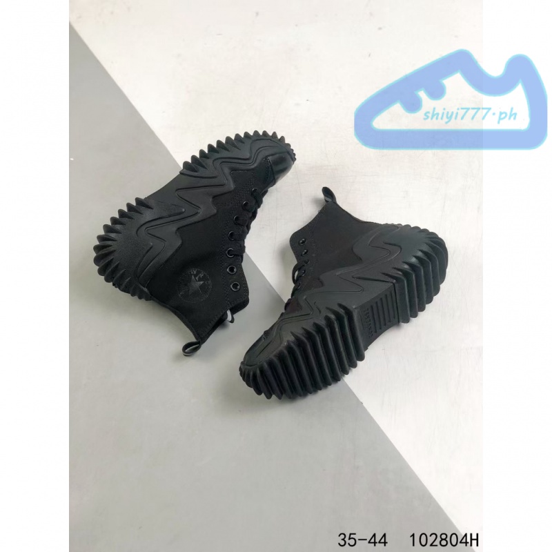 Giày sneakers Converse Đế Cao Màu Đen Kiểu Dáng Trẻ Trung Năng Động