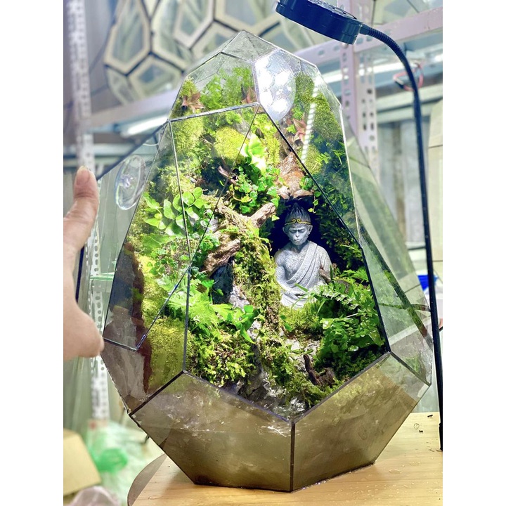 Tượng Tôn Ngộ Không trang trí terrarium, bán cạn, non bộ