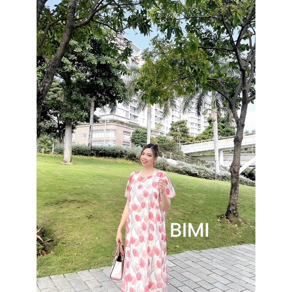 ĐẦM MIDDI HOA TƠ - BIMI