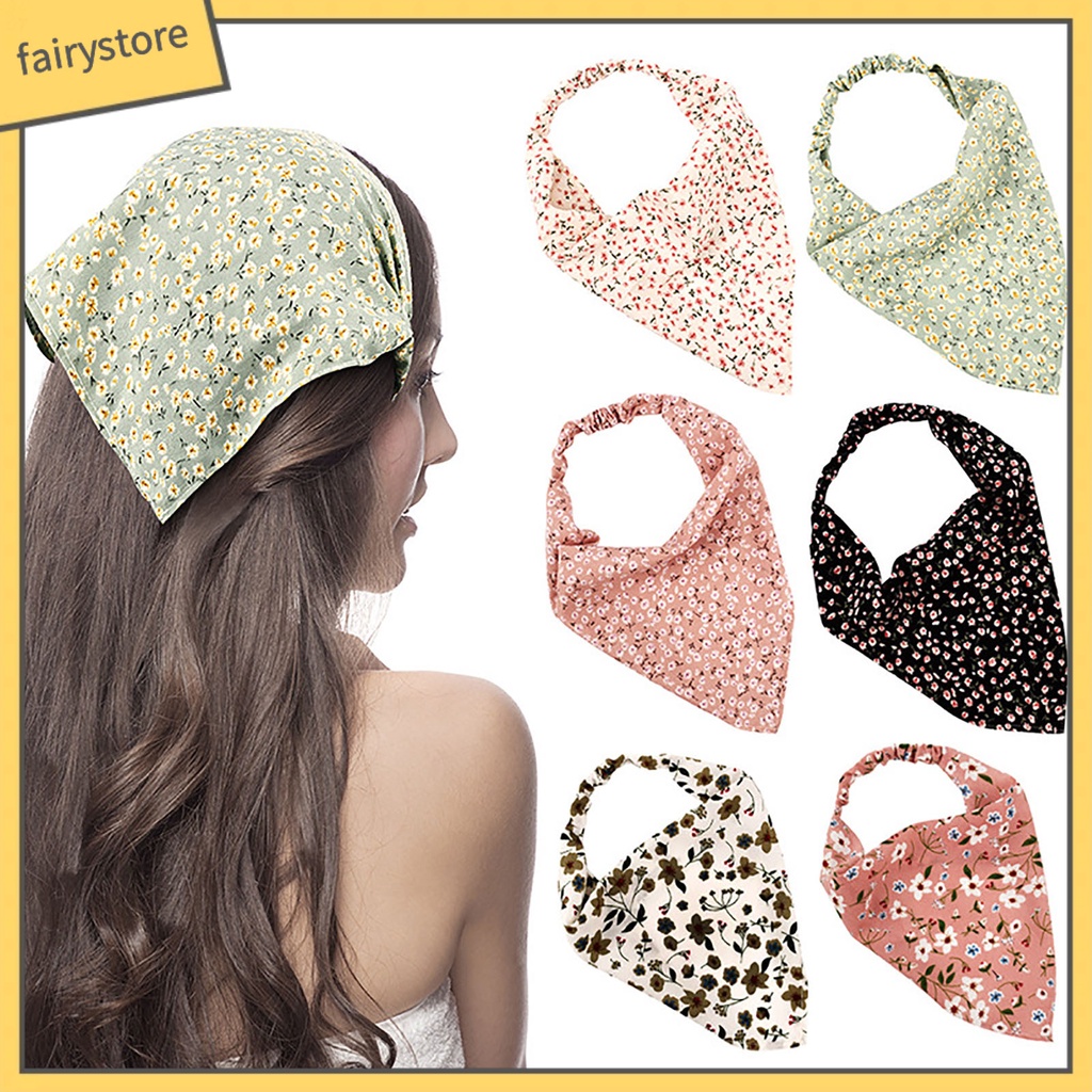 Khăn Quàng Cổ Polyester Bản Rộng In Họa Tiết Hoa Phong Cách Dành Cho Nữ [Fairy1] [Fairy1]