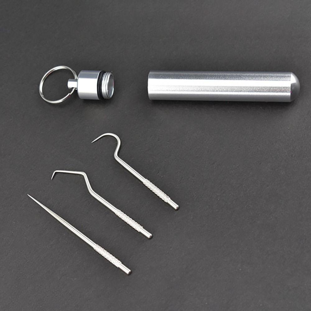 Hộp Đựng Tăm Xỉa Răng Đa Năng Bằng Thép Không Gỉ Giá Đỡ