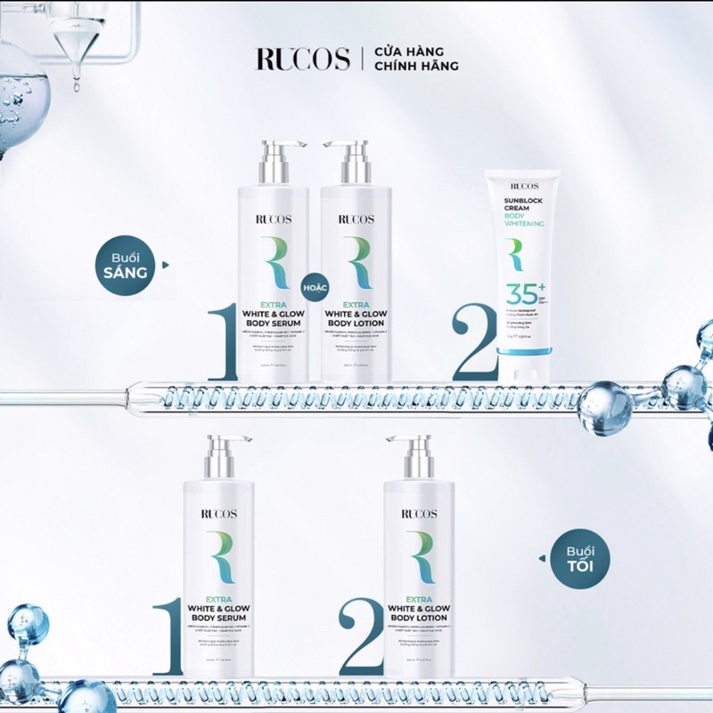 KEM DƯỠNG TRẮNG BODY - EXTRA WHITE & GLOW