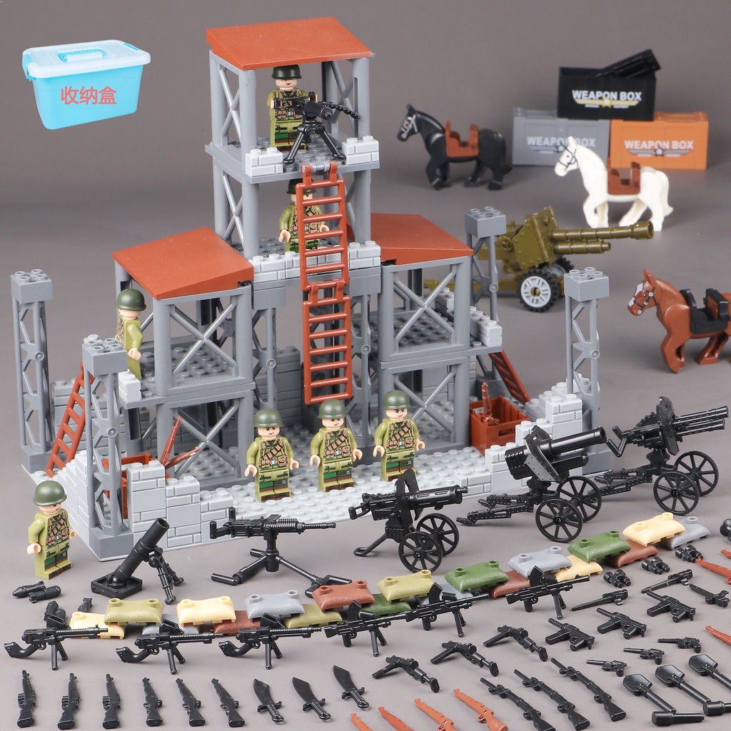 Bộ Lắp Ghép Lego Mô Hình Nhân Vật Trong World War II Eighth Road Army