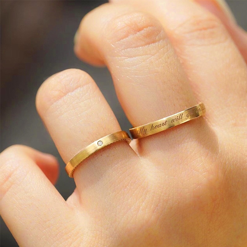 Nhẫn đôi | Nhẫn cặp 100% bạc S925 tinh tế sang trọng-Blackmeo