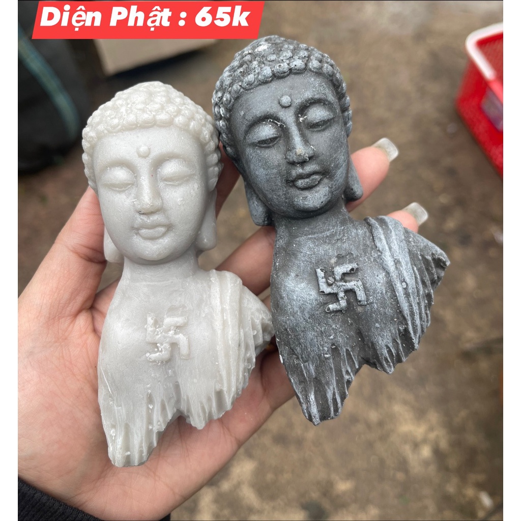 Diện Phật trang trí tiểu cảnh, bán cạn terarium