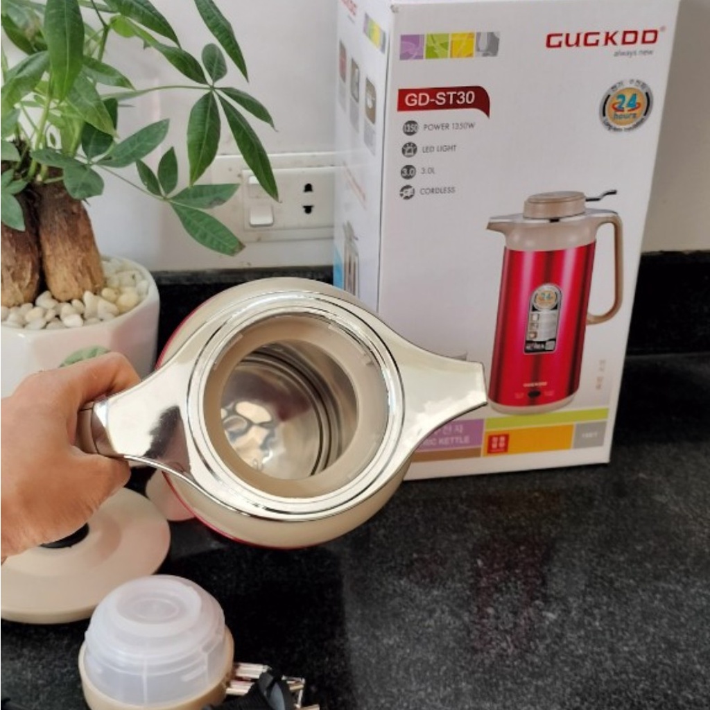 Ấm siêu tốc COOKOO ST30, ST21, Ấm siêu tốc kèm phích giữ nhiệt