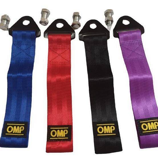 OMP Trailer Belt Car Universal Modification Trailer Rope OMP Trailer Traction Belt Trailer Belt Surrounding Front Bumper Decoration ICKK