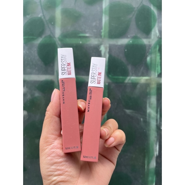 Son kem lỳ lâu trôi Maybelline Superstay Matte Lip Ink Seductress 65, Màu nâu đất