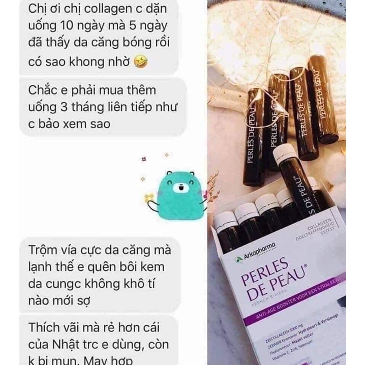 Collagen Nước 10 ống Perles Ảkopharma