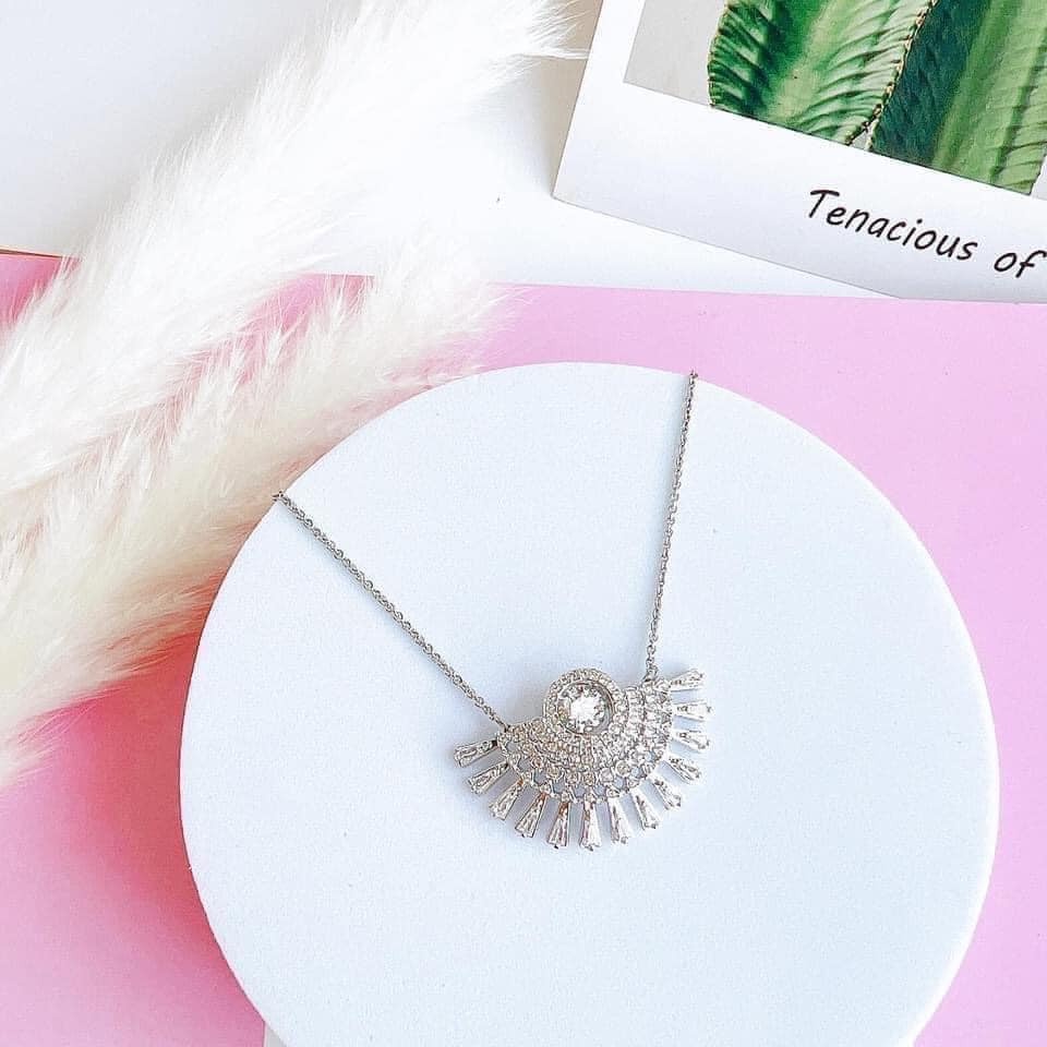 Dây chuyền Swarovski 5573694 - Vòng cổ hình bán nguyệt đính đá