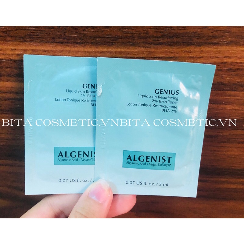 Sample Toner Genius Algenist 2% HA [2ml]