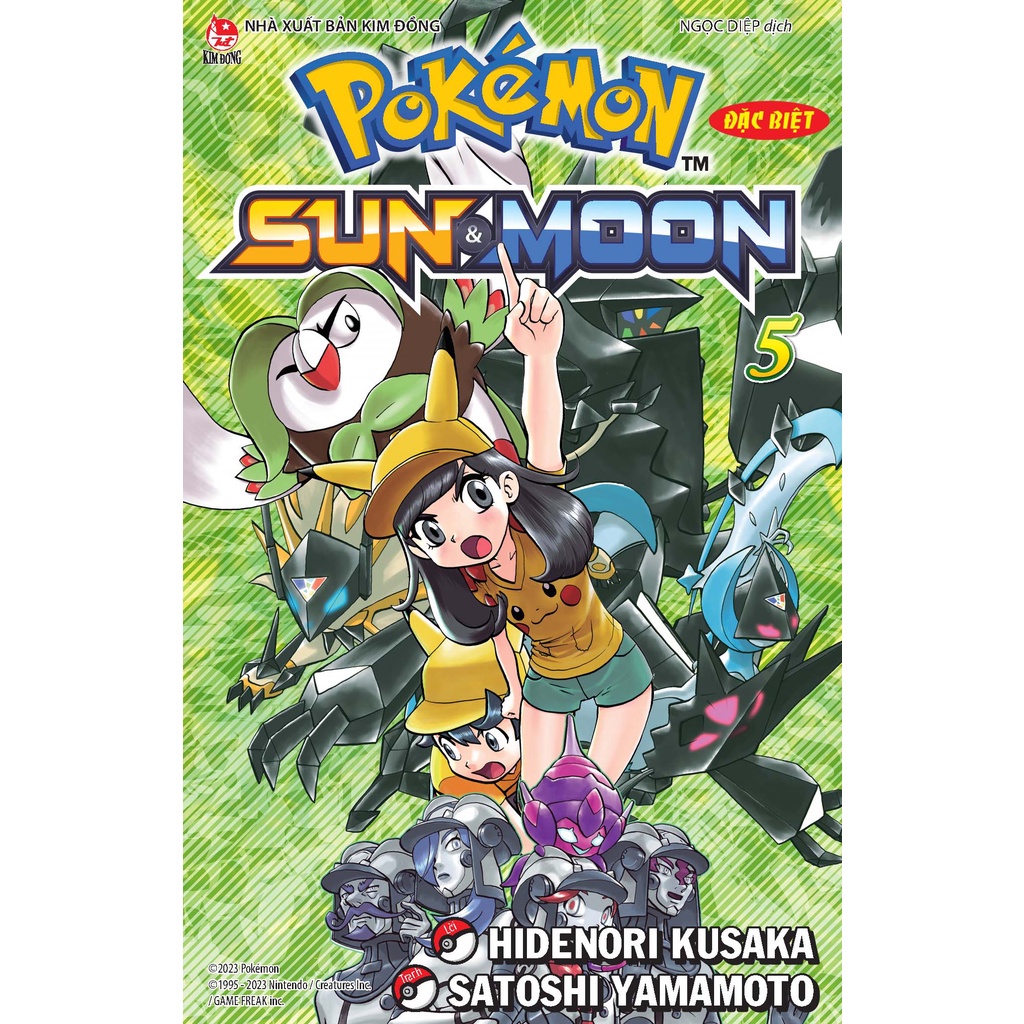 Truyện tranh - Boxset Pokemon đặc biệt SUN & MOON - Trọn bộ 6 tập - NXB Kim Đồng