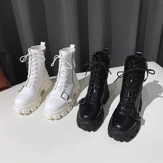 [ Order] Boots cao cổ khoá bên siêu ngầu đế cao 5cm ( Ảnh thật cuối )