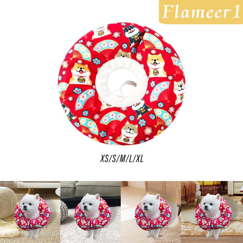 [Flameameer1] Vòng Cổ Mềm Mại Bảo Vệ Chống Cắn Dành Cho Mèo