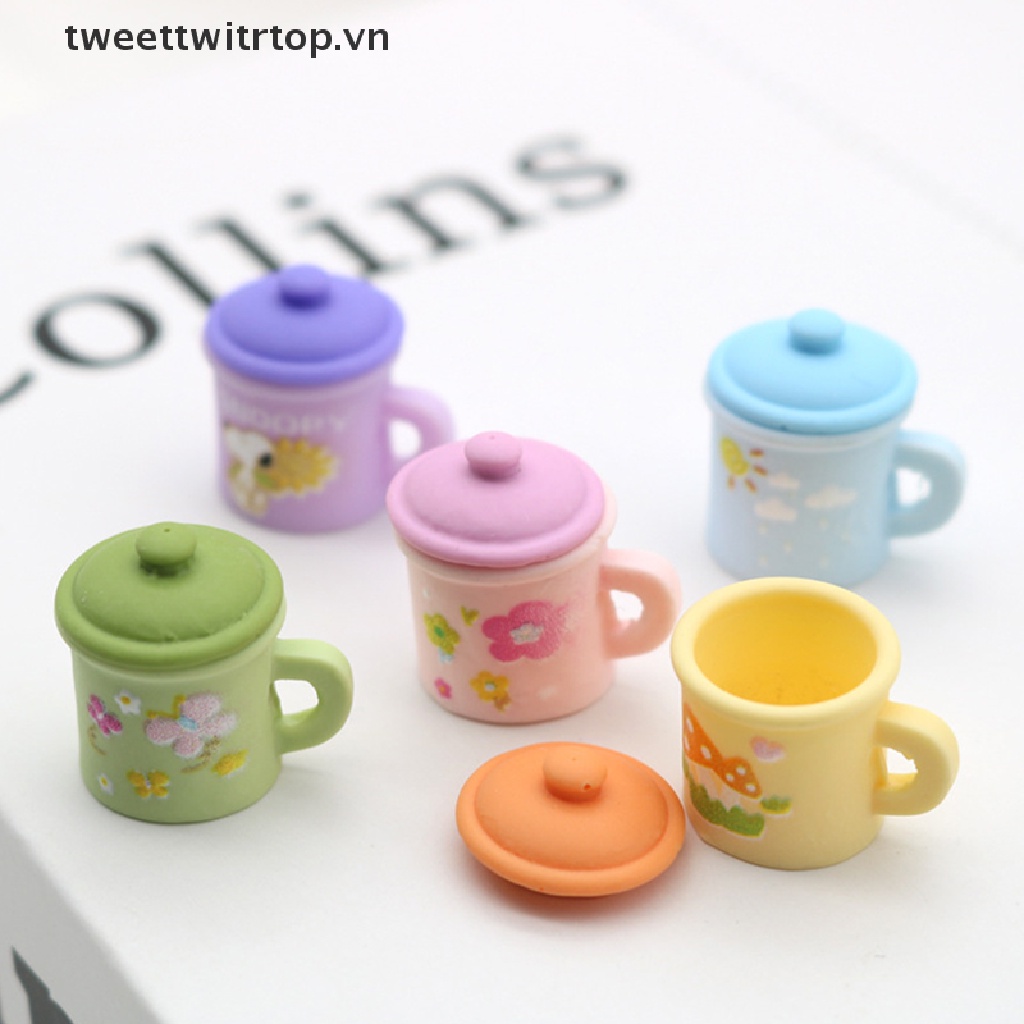 1 Ly Uống Trà mini Trang Trí Nhà Búp Bê