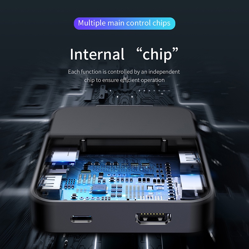 USB C HUB Dex Station sang USB 3.0 HDMI tương thích với HUB cho Samsung S20 Note 20 Huawei P40 Mate 30 Type C Dock Station