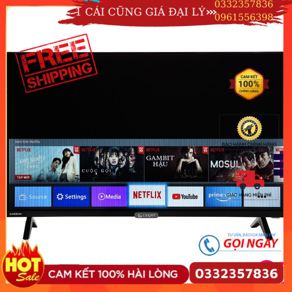 Smart Tivi Casper 32 inch 32HX6200 - Mới Full Box