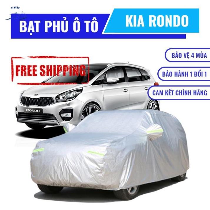 Bạt che phủ xe ô tô 7 chỗ Kia Rondo, Bạt trùm xe hơi 5 chỗ cao cấp chất liệu vải PEVA chống nắng mưa không thấm nước +