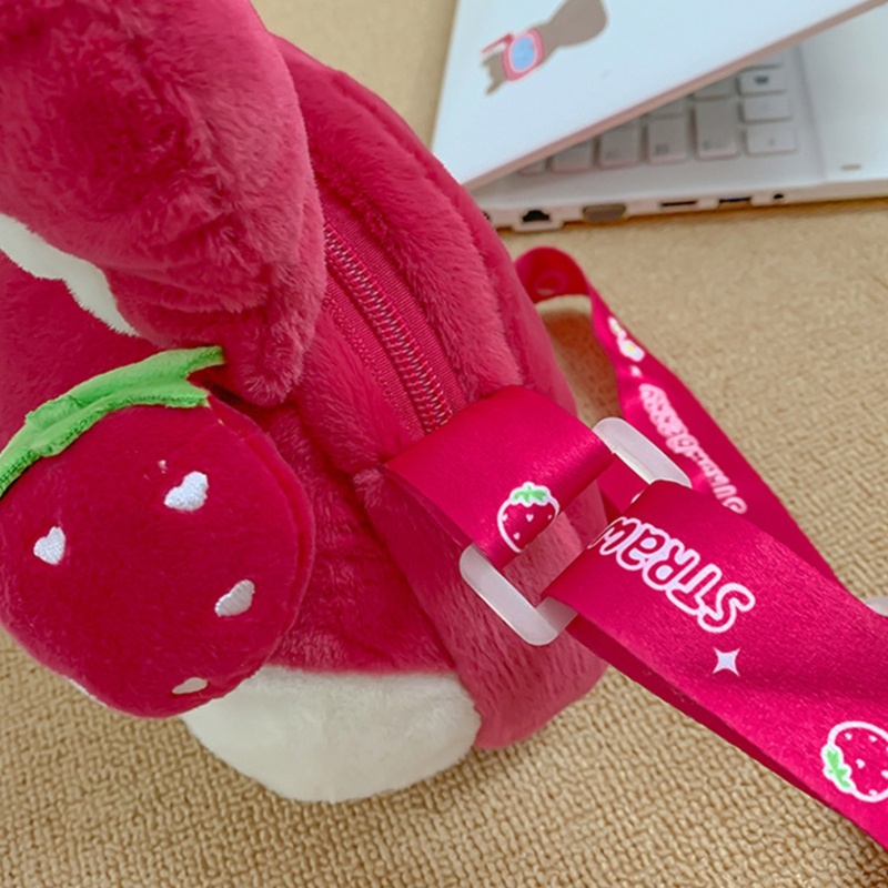 Túi Đeo Vai Hình Thỏ Dễ Thương Khóa Kéo Thời Trang Thu Đông Dành Cho Nữ