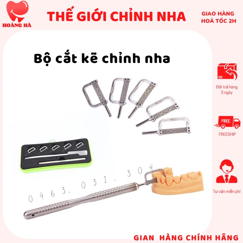 Bộ cưa kẽ chỉnh nha bộ mài kẽ chỉnh nha Bộ cắt kẽ chỉnh nha