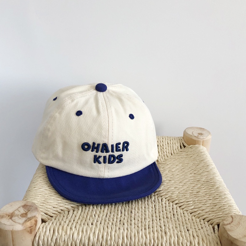 Mũ Bóng Chày Mềm Mỏng Chống Nắng Thêu Chữ Phong Cách Nước Ngoài Thời Trang Xuân Hè Cho Bé Trai Và Bé Gái