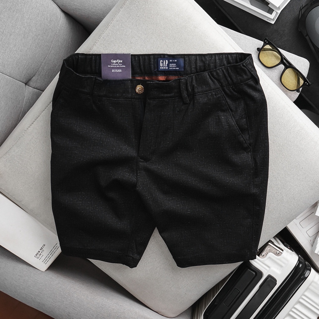 Quần short kaki GAP lưng thun dây rút cao cấp S28