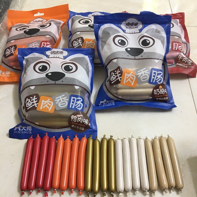 Xúc xích taotao pet dành cho thú cưng date xa